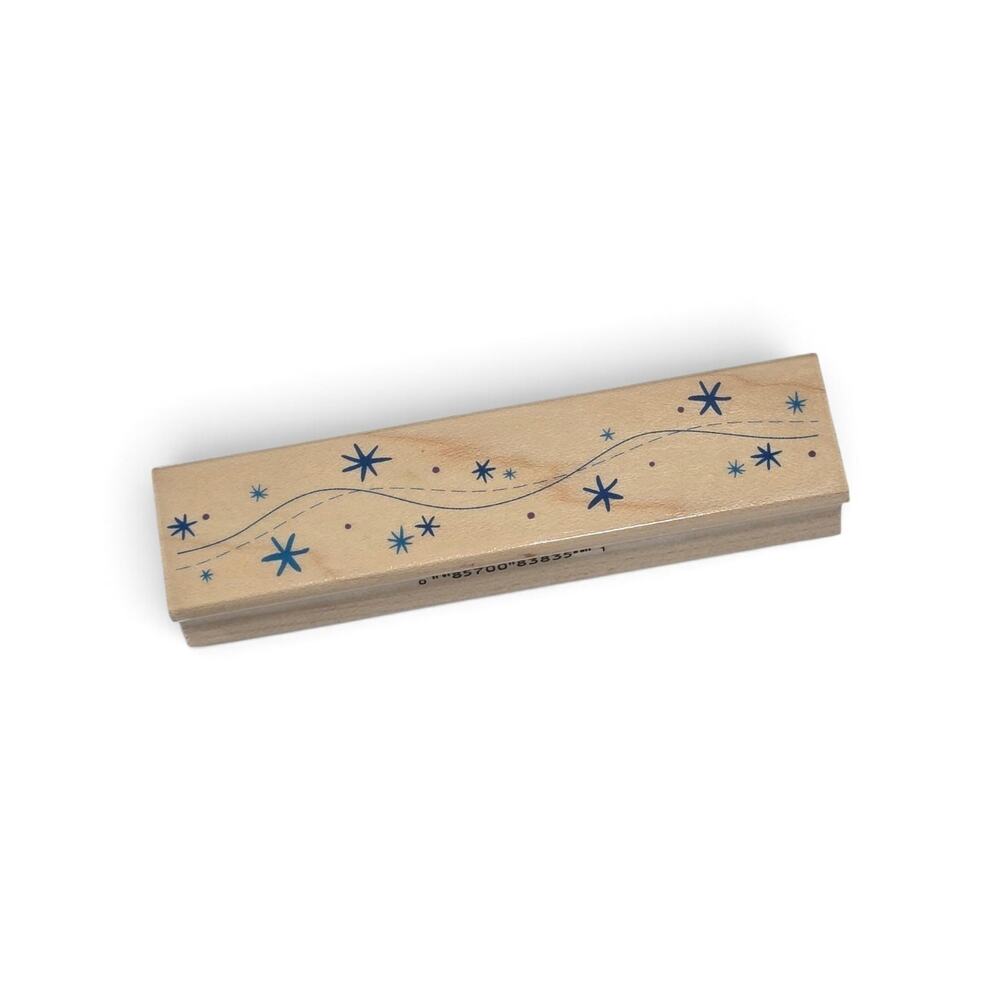 Hero Arts Rubber Stamp F4239 Wavy Stars Christmas Holiday Border Card Making
